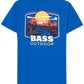 Bass Outdoor Men's Mesa Path T-Shirt Blue Size Small