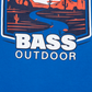 Bass Outdoor Men's Mesa Path T-shirt Blue Size M
