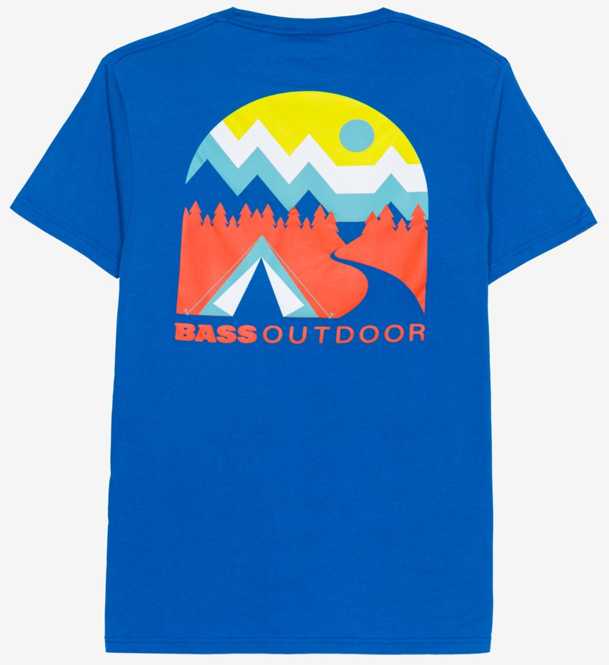 Bass Outdoor Men's Campadre T-Shirt Blue Size Medium