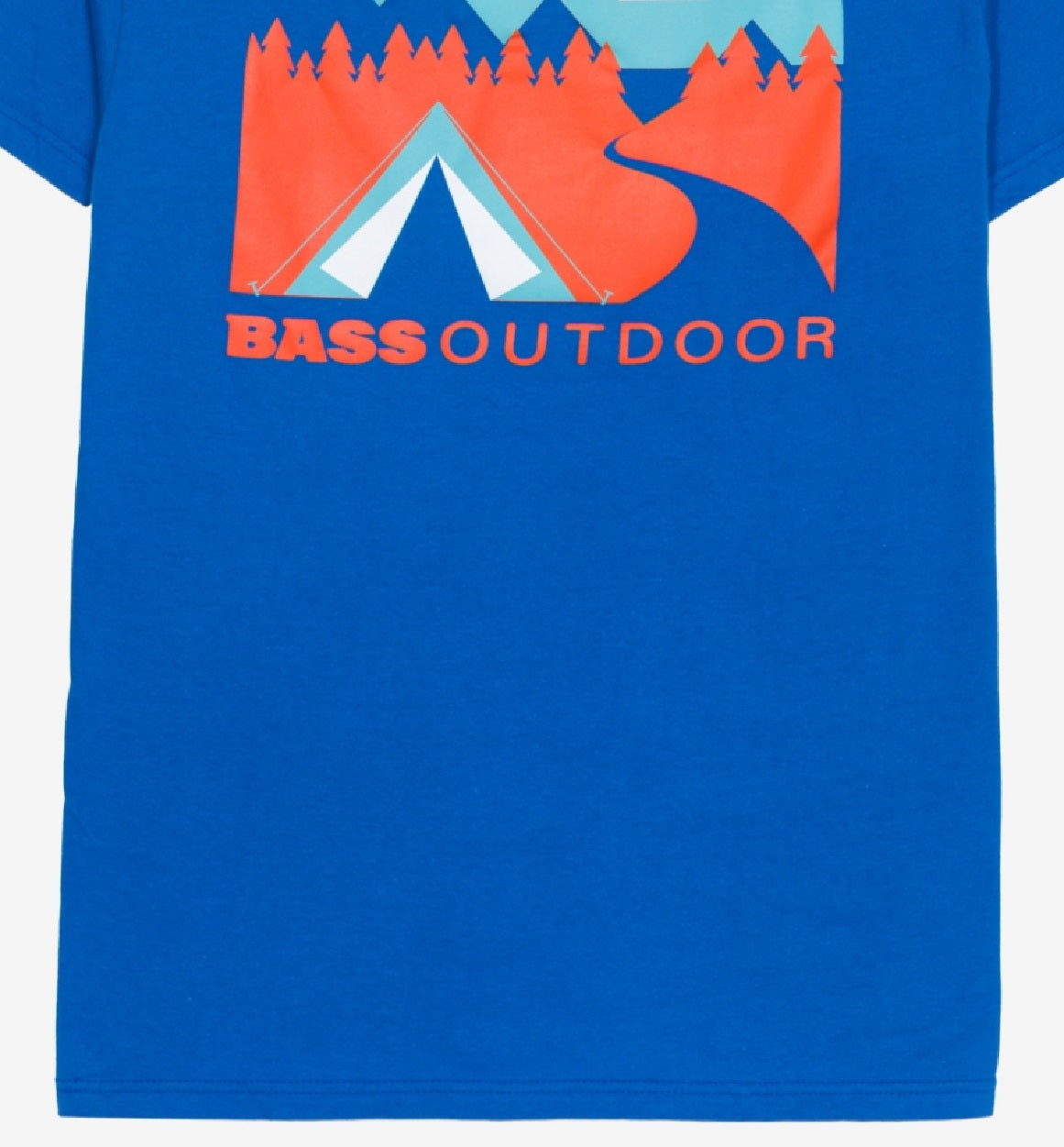 Bass Outdoor Men's Campadre T-Shirt Blue Size Medium