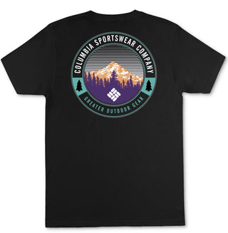 Columbia Men's Graphic T-Shirt Black Size Small