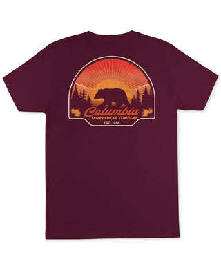 Columbia Men's Kujo Graphic T-Shirt Red Size Medium