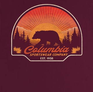 Columbia Men's Kujo Graphic T-Shirt Red Size Medium