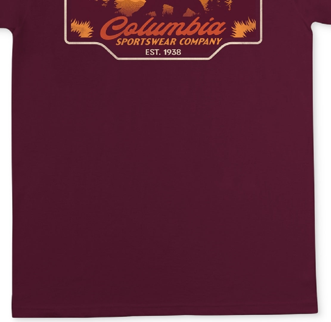 Columbia Men's Kujo Graphic T-Shirt Red Size Large