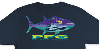 Columbia Men's Pfg WeeBee Graphic T-Shirt Blue