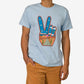 Junk Food Men's Trip In Peace T-Shirt Blue Size X-Large