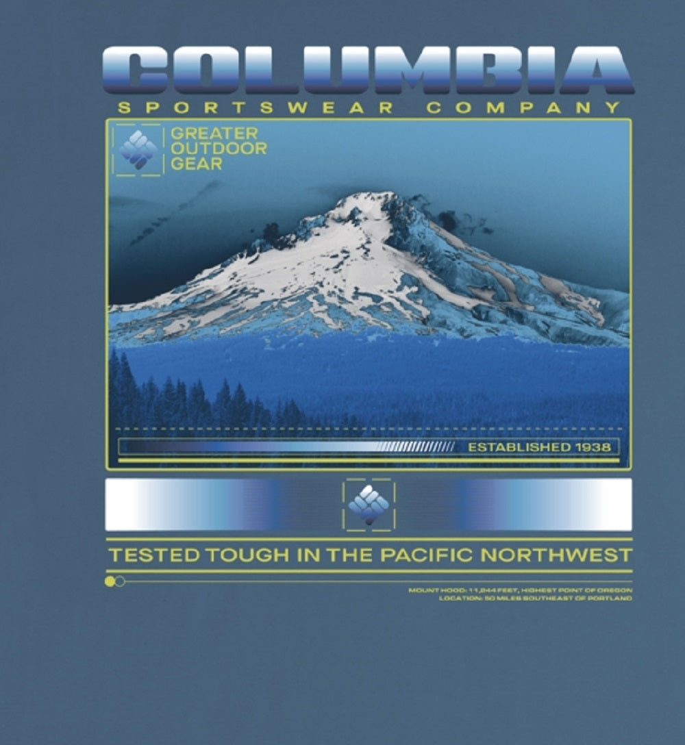 Columbia Men's Parkside Graphic T-Shirt Green Size Small