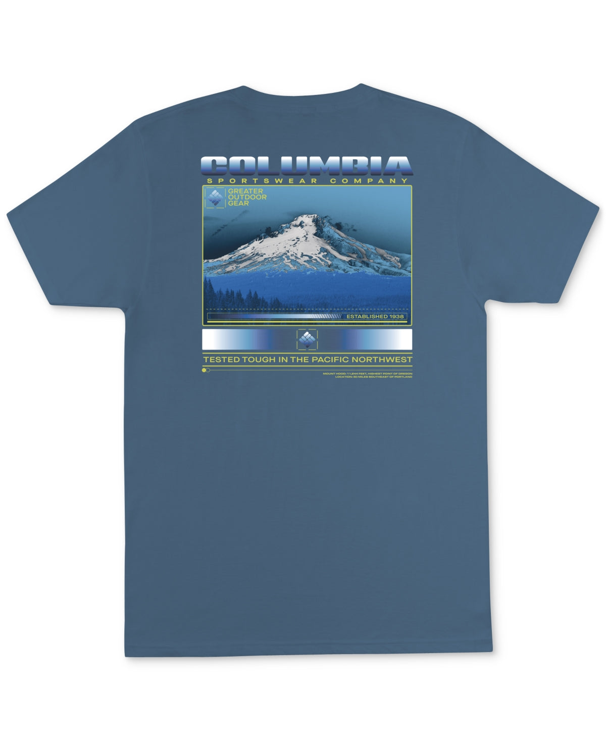 Columbia Men's Parkside Graphic T-Shirt Green Size Small