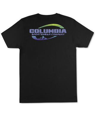 Columbia Men's Corp Logo Graphic T-Shirt Black Size XX-Large
