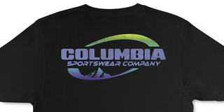 Columbia Men's Corp Logo Graphic T-Shirt Black Size XX-Large