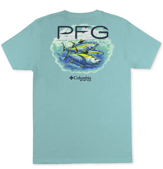 Columbia Men's Dean Graphic T-Shirt Blue Size Small