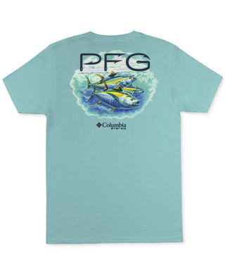 Columbia Men's Dean Graphic T-Shirt Blue Size Medium