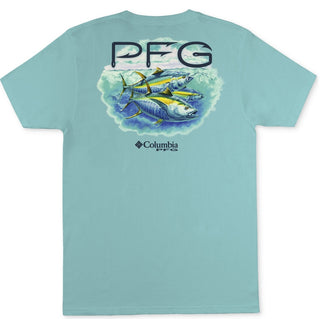 Columbia Men's Dean Graphic T-Shirt Blue Size Large