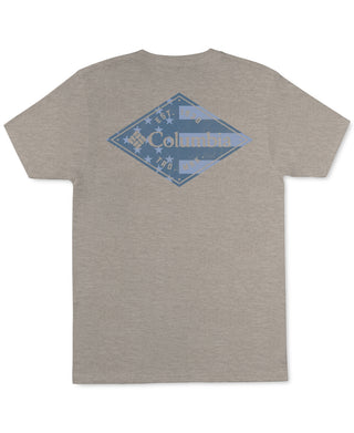 Columbia Men's Status Graphic T-Shirt Gray Size Small