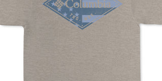 Columbia Men's Status Graphic T-Shirt Gray Size Small