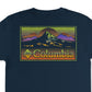Columbia Men's Graphic T-Shirt Blue Size XX-Large