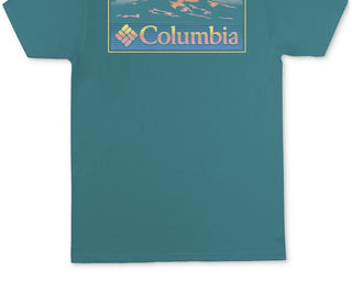 Columbia Men's Graphic T-Shirt Green Size XX-Large