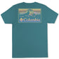 Columbia Men's Graphic T-Shirt Green Size XX-Large