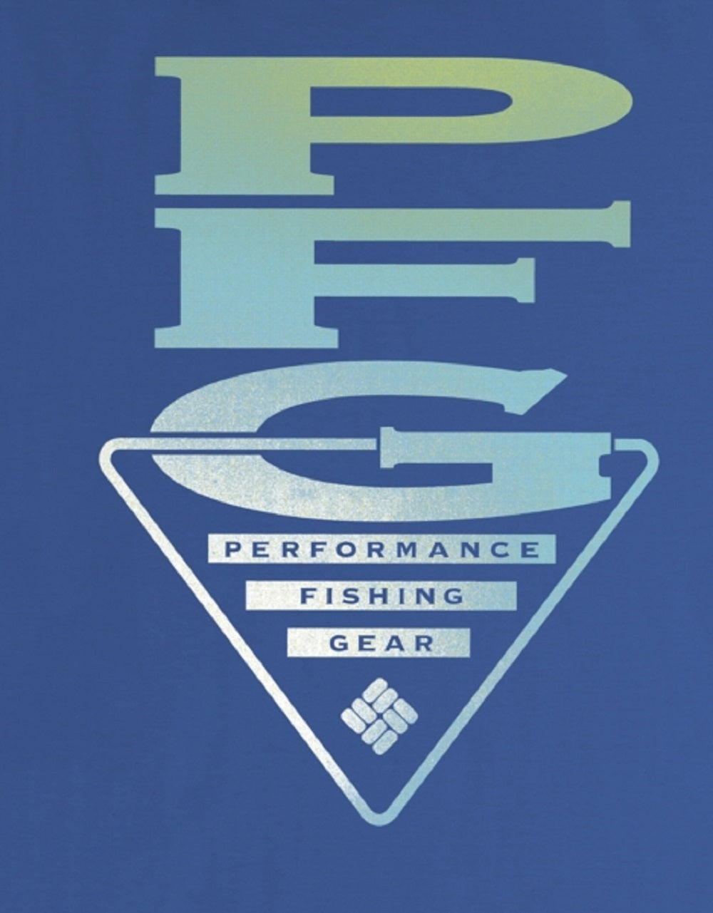 Columbia Men's Pfg Graphic T-Shirt Blue Size Small