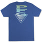 Columbia Men's Pfg Graphic T-Shirt Blue Size Small