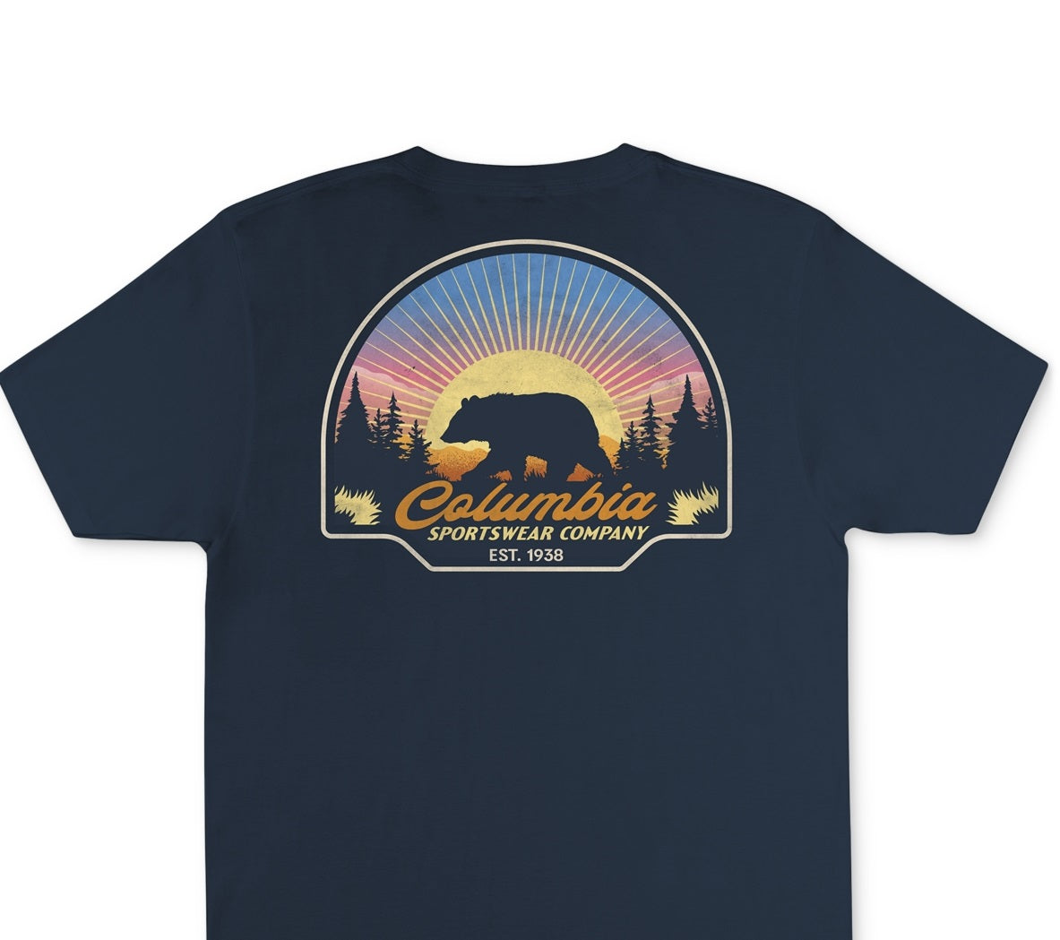 Columbia Men's Kujo Graphic T-Shirt Blue Size XX-Large