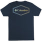 Columbia Men's Cotton Crewneck Graphic T-Shirt Blue Size Large