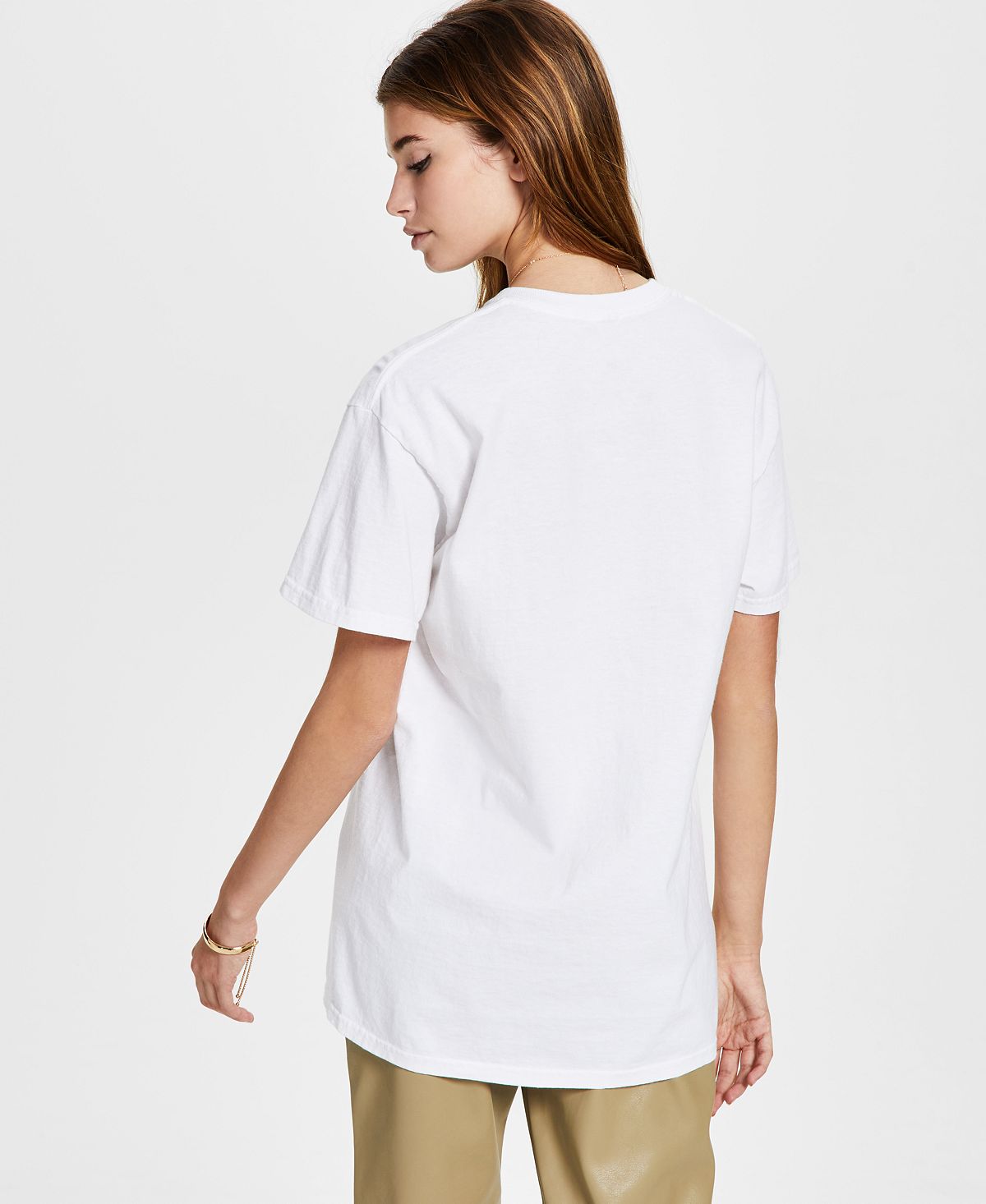 Junk Food Women's Original Mustang Graphic Print Tee White Size Large