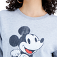 Disney Junior's Mickey Mouse Graphic Pullover Top Gray Size Small
