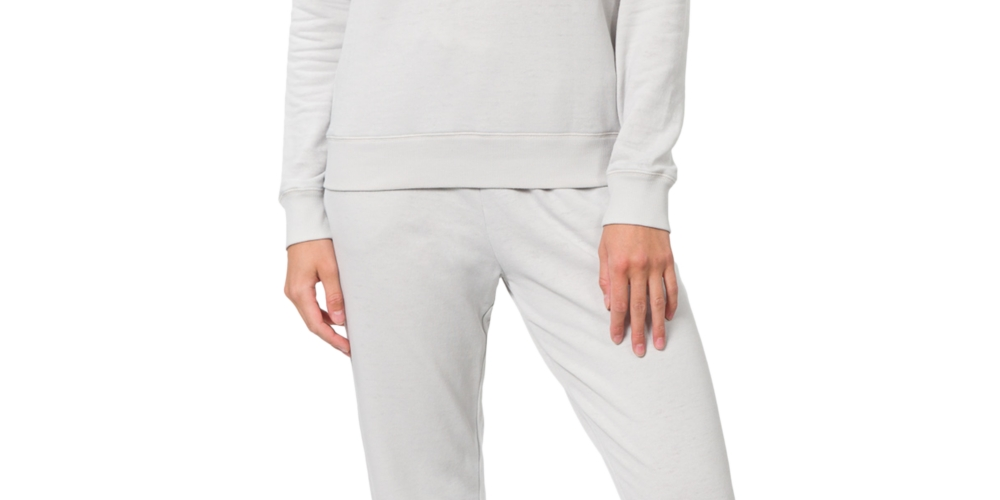 Hurley Junior's Wavez Burnout Fleece High Rise Joggers Gray Size Small