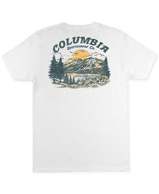 Columbia Men's Scenic Mountain Graphic T-Shirt White Size X-Large
