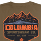 Columbia Men's Journey Mountain Logo Graphic T-Shirt Brown Size Small