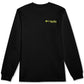 Columbia Men's Classic Fit Vertical Logo Graphic Long Sleeve T-Shirt Black Size X-Large