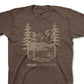 Bass Outdoor Men's Such Great Heights Logo Graphic T-Shirt Brown Size Large