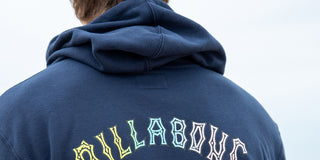 Billabong Men's Short Sands Pullover Hoodie Blue Size L