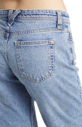 Free People Women's Shelby Boyfriend Jeans Blue Size 31