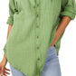 Free People Women's Summer Daydream Tunic Shirt Green Size X-Small