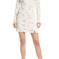 Free People Women's Celia Floral Square Neck Long Sleeve Dress White Size X-Small