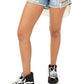 Free People Women's Maggie Distressed Shorts Blue Size 29
