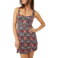 Free People Women's Sasha Floral Minidress Black Size X-Small