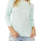 Free People Women's Batter Up Cotton Tee Green Size Small