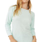 Free People Women's Batter Up Cotton Tee Green Size Small