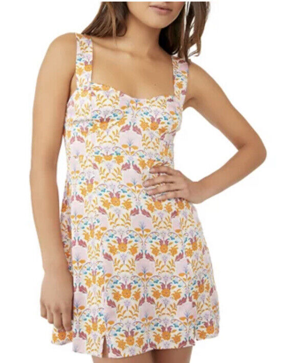 Free People Women's Sasha Floral Minidress White Size Medium