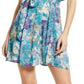 Free People Women's Freddy Tie Waist Minidress Blue Size Large