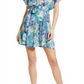 Free People Women's Freddy Tie Waist Minidress Blue Size Large