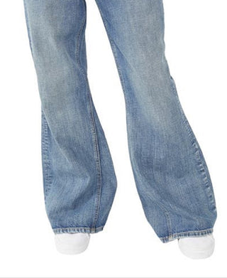 Free People Women's New Dawn Flare Jeans Blue Size 30