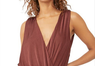 Free People Night Owl Bodysuit in Nutmeg Size S