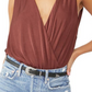 Free People Night Owl Bodysuit in Nutmeg Size S