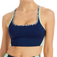 Free People Women's Run Remix Bra Blue Size Small