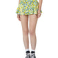 Free People Women's Lemon Combo Pleats & Thank You Skort Size Small