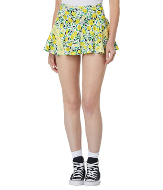 Free People Women's Lemon Combo Pleats & Thank You Skort Size Small